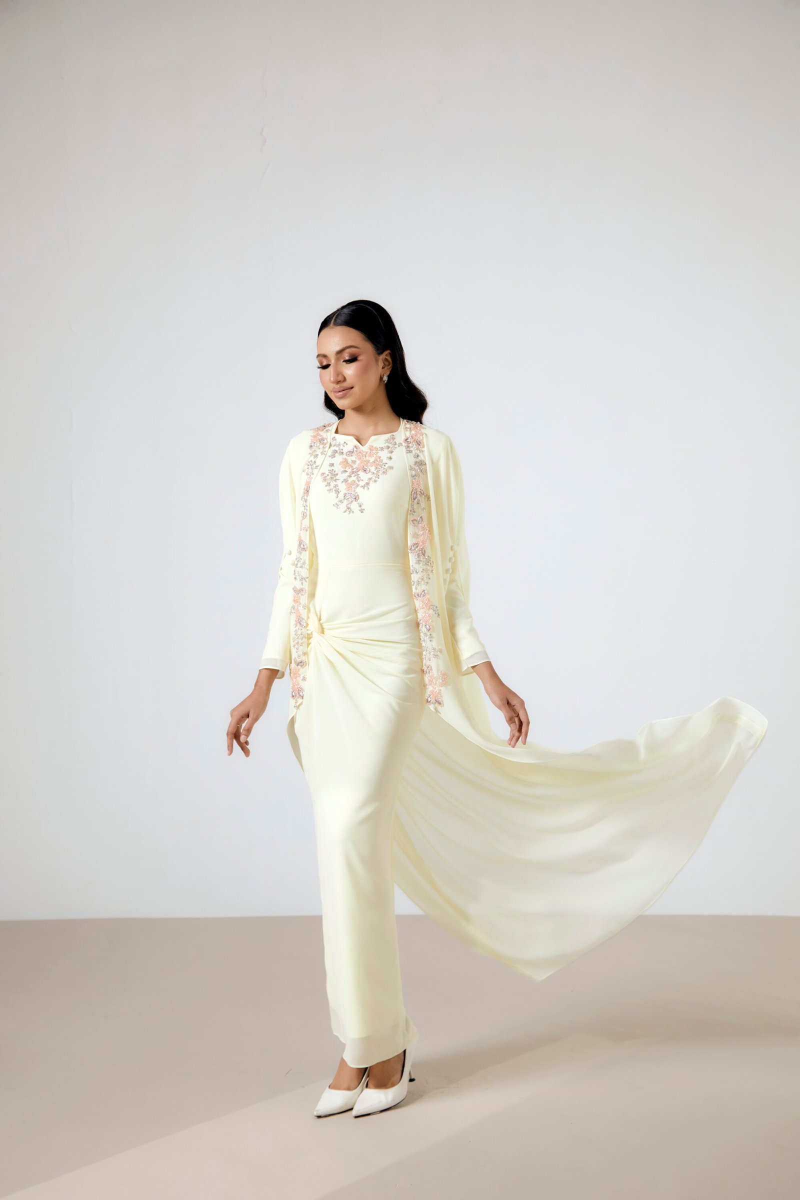 Amber Glow in Soft Yellow